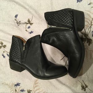 Lucky brand leather booties